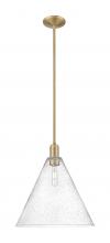 Innovations Lighting 716-1S-BB-GBC-164 - Berkshire Glass - 1 Light - 16 inch - Brushed Brass - Stem hung - Mini Pendant
