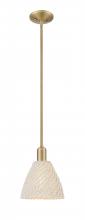 Innovations Lighting 716-1S-BB-NBD-75-NAT - Bristol Natural - 1 Light - 6 inch - Brushed Brass - Mini Pendant