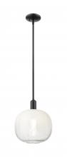 Innovations Lighting 716-1S-BK-G481-10OP - Brookhaven Sphere - 1 Light - 6 inch - Matte Black - Mini Pendant