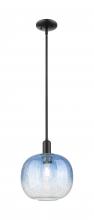 Innovations Lighting 716-1S-BK-G481-10SB - Brookhaven Sphere - 1 Light - 6 inch - Matte Black - Mini Pendant