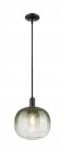 Innovations Lighting 716-1S-BK-G481-10SL - Brookhaven Sphere - 1 Light - 6 inch - Matte Black - Mini Pendant