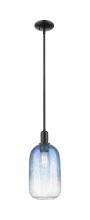 Innovations Lighting 716-1S-BK-G482-7SB - Brookhaven Cloche - 1 Light - 6 inch - Matte Black - Mini Pendant