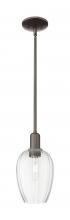 Innovations Lighting 716-1S-OB-G457-6CL - Preston Flute - 1 Light - 6 inch - Oil Rubbed Bronze - Mini Pendant