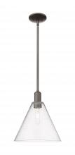 Innovations Lighting 716-1S-OB-GBC-124 - Berkshire Glass - 1 Light - 12 inch - Oil Rubbed Bronze - Stem hung - Mini Pendant