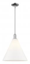 Innovations Lighting 716-1S-PC-GBC-161 - Berkshire Glass - 1 Light - 16 inch - Polished Chrome - Stem hung - Mini Pendant