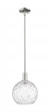 Innovations Lighting 716-1S-PN-G1215-10 - Athens Water Glass - 1 Light - 10 inch - Polished Nickel - Stem hung - Mini Pendant