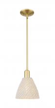 Innovations Lighting 716-1S-SG-NBD-75-NAT - Bristol Natural - 1 Light - 6 inch - Satin Gold - Mini Pendant