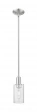 Innovations Lighting 716-1S-SN-G804 - Clymer - 1 Light - 4 inch - Brushed Satin Nickel - Stem hung - Mini Pendant