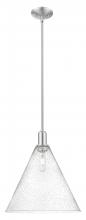 Innovations Lighting 716-1S-SN-GBC-164 - Berkshire Glass - 1 Light - 16 inch - Brushed Satin Nickel - Stem hung - Mini Pendant