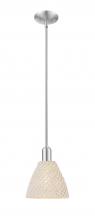 Innovations Lighting 716-1S-SN-NBD-75-NAT - Bristol Natural - 1 Light - 6 inch - Brushed Satin Nickel - Mini Pendant