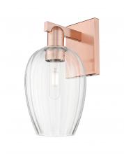 Innovations Lighting 716-1W-AC-G457-6CL - Preston Flute - 1 Light - 6 inch - Antique Copper - Sconce