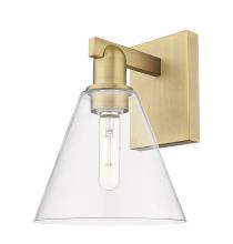 Innovations Lighting 716-1W-BB-GBC-82 - Berkshire Glass - 1 Light - 8 inch - Brushed Brass - Sconce