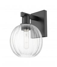 Innovations Lighting 716-1W-BK-G458-7CL - Preston Globe - 1 Light - 6 inch - Matte Black - Sconce