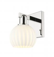 Innovations Lighting 716-1W-PN-G1217-6WV - White Venetian - 1 Light - 6 inch - Polished Nickel - Sconce