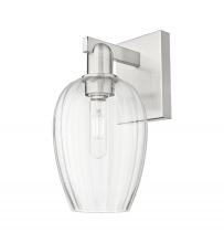 Innovations Lighting 716-1W-SN-G457-6CL - Preston Flute - 1 Light - 6 inch - Brushed Satin Nickel - Sconce