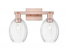 Innovations Lighting 716-2W-AC-G459-6CL - Preston Bulb - 2 Light - 16 inch - Antique Copper - Bath Vanity Light