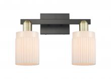 Innovations Lighting 716-2W-BAB-G341 - Hadley - 2 Light - 16 inch - Black Antique Brass - Bath Vanity Light