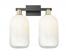 Innovations Lighting 716-2W-BAB-G482-7OP - Brookhaven Cloche - 2 Light - 16 inch - Black Antique Brass - Bath Vanity Light