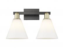 Innovations Lighting 716-2W-BAB-GBC-81 - Berkshire Glass - 2 Light - 19 inch - Black Antique Brass - Bath Vanity Light