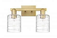 Innovations Lighting 716-2W-BB-G1113 - Cobbleskill - 2 Light - 16 inch - Brushed Brass - Bath Vanity Light