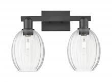 Innovations Lighting 716-2W-BK-G459-6CL - Preston Bulb - 2 Light - 16 inch - Matte Black - Bath Vanity Light