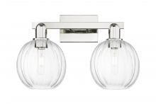 Innovations Lighting 716-2W-PN-G458-7CL - Preston Globe - 2 Light - 16 inch - Polished Nickel - Bath Vanity Light