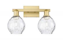Innovations Lighting 716-2W-SG-G362 - Waverly - 2 Light - 17 inch - Satin Gold - Bath Vanity Light