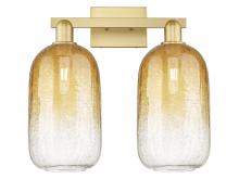 Innovations Lighting 716-2W-SG-G482-7AM - Brookhaven Cloche - 2 Light - 16 inch - Satin Gold - Bath Vanity Light