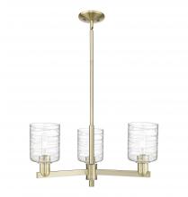 Innovations Lighting 716-3CR-AB-G1113 - Cobbleskill - 3 Light - 27 inch - Antique Brass - Stem hung - Pendant