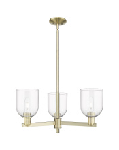 Innovations Lighting 716-3CR-AB-G558-6CL - Bella - 3 Light - 27 inch - Antique Brass - Stem hung - Pendant