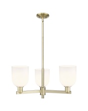 Innovations Lighting 716-3CR-AB-G558-6GWH - Bella - 3 Light - 27 inch - Antique Brass - Stem hung - Pendant