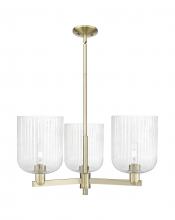 Innovations Lighting 716-3CR-AB-G559-8SDY - Bridal Veil - 3 Light - 30 inch - Antique Brass - Pendant