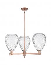 Innovations Lighting 716-3CR-AC-G372 - Waverly - 3 Light - 30 inch - Antique Copper - Stem hung - Pendant
