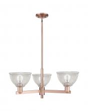 Innovations Lighting 716-3CR-AC-G422 - Arietta - 3 Light - 30 inch - Antique Copper - Stem hung - Pendant
