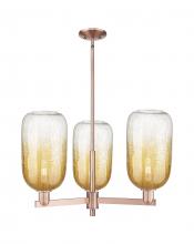 Innovations Lighting 716-3CR-AC-G482-7AM - Brookhaven Cloche - 3 Light - 18 inch - Antique Copper - Pendant