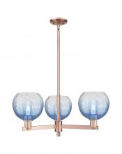 Innovations Lighting 716-3CR-AC-G483-8SB - Brookhaven Globe - 3 Light - 18 inch - Antique Copper - Pendant