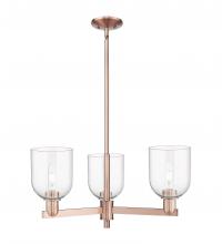 Innovations Lighting 716-3CR-AC-G558-6CL - Bella - 3 Light - 27 inch - Antique Copper - Stem hung - Pendant