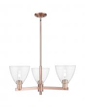 Innovations Lighting 716-3CR-AC-GBD-752 - Bristol - 3 Light - 29 inch - Antique Copper - Stem hung - Pendant