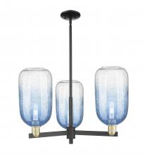 Innovations Lighting 716-3CR-BAB-G482-7SB - Brookhaven Cloche - 3 Light - 18 inch - Black Antique Brass - Pendant