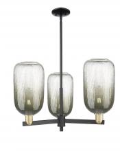 Innovations Lighting 716-3CR-BAB-G482-7SL - Brookhaven Cloche - 3 Light - 18 inch - Black Antique Brass - Pendant