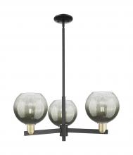 Innovations Lighting 716-3CR-BAB-G483-8SL - Brookhaven Globe - 3 Light - 18 inch - Black Antique Brass - Pendant