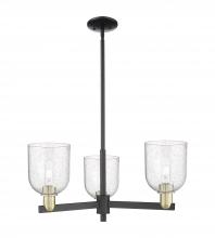 Innovations Lighting 716-3CR-BAB-G558-6SDY - Bella - 3 Light - 27 inch - Black Antique Brass - Stem hung - Pendant