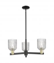 Innovations Lighting 716-3CR-BAB-G559-5CL - Bridal Veil - 3 Light - 18 inch - Black Antique Brass - Pendant
