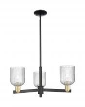 Innovations Lighting 716-3CR-BAB-G559-5SDY - Bridal Veil - 3 Light - 18 inch - Black Antique Brass - Pendant