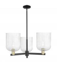 Innovations Lighting 716-3CR-BAB-G559-8SDY - Bridal Veil - 3 Light - 30 inch - Black Antique Brass - Pendant