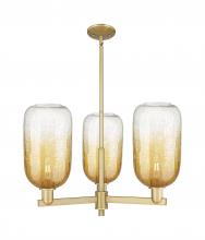 Innovations Lighting 716-3CR-BB-G482-7AM - Brookhaven Cloche - 3 Light - 18 inch - Brushed Brass - Pendant