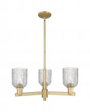 Innovations Lighting 716-3CR-BB-G559-5CL - Bridal Veil - 3 Light - 18 inch - Brushed Brass - Pendant