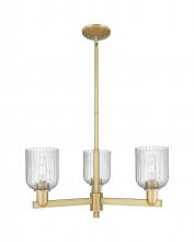 Innovations Lighting 716-3CR-BB-G559-5SDY - Bridal Veil - 3 Light - 18 inch - Brushed Brass - Pendant