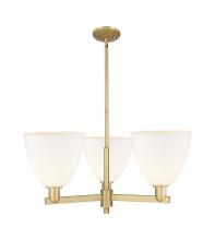 Innovations Lighting 716-3CR-BB-GBD-91 - Bristol - 3 Light - 31 inch - Brushed Brass - Stem hung - Pendant