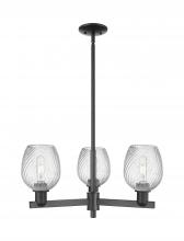 Innovations Lighting 716-3CR-BK-G292 - Salina - 3 Light - 28 inch - Matte Black - Stem hung - Pendant